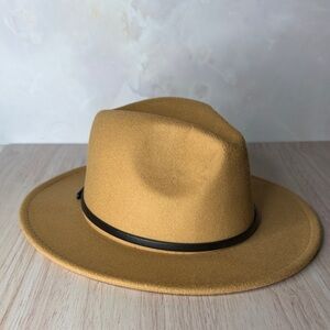 Stylish Tan Fedora Hat